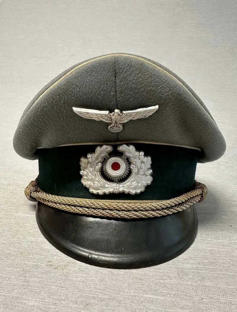 Original Tysk officerskasket infanteri
