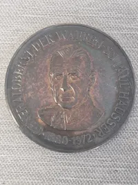 Mindetoken - Waffen SS - Postwar m. æske