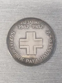 Mindetoken - Waffen SS - Postwar m. æske