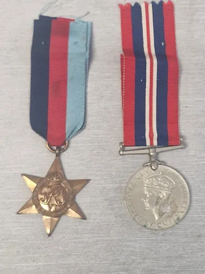 Originale engelske ww2 medaljer