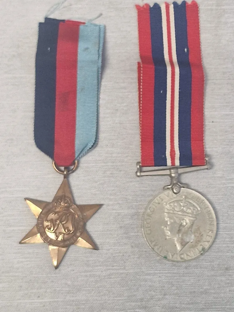 Originale engelske ww2 medaljer