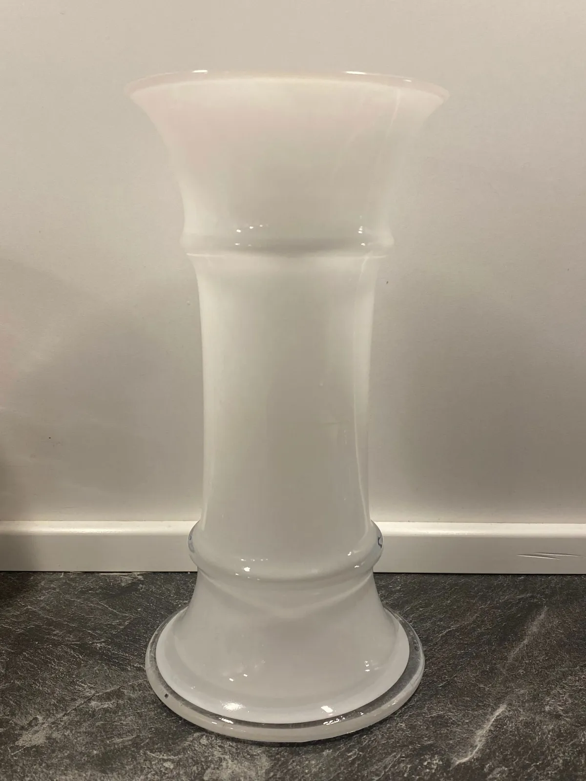 Hvid vase Michael Bang Holmegaard