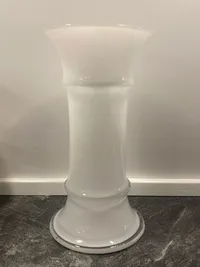Hvid vase Michael Bang Holmegaard
