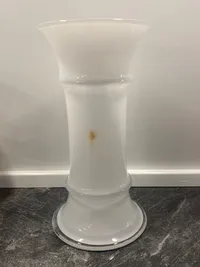 Hvid vase Michael Bang Holmegaard