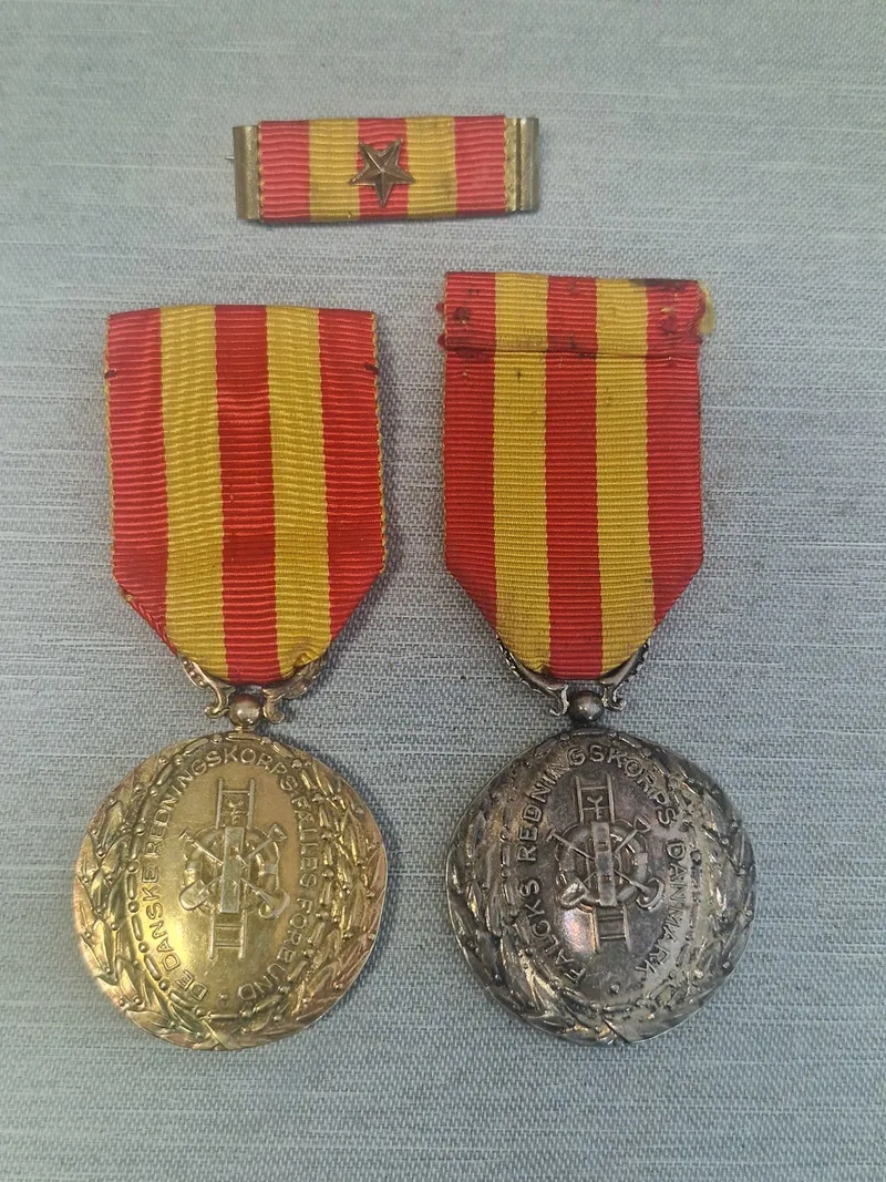 Originale medaljer - Falck redningskorps