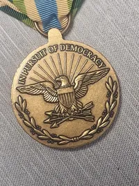 Samling originale amerikanske medaljer