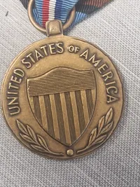 Samling originale amerikanske medaljer
