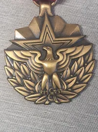 Samling originale amerikanske medaljer