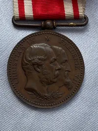 Sjælden original dobbeltmedalje for deltagelse i begge slesvigske krige