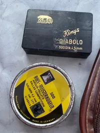 Gamo luftpistol kal 4,5 mm med taske, papirer og hagl
