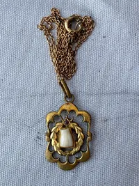 Kæde med tand - 1920’erne (forgyldt)