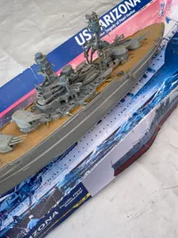 Modelskib - USS Arizona - ww2
