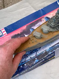 Modelskib - USS Arizona - ww2
