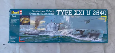 Modelsæt med tysk ww2 ubåd
