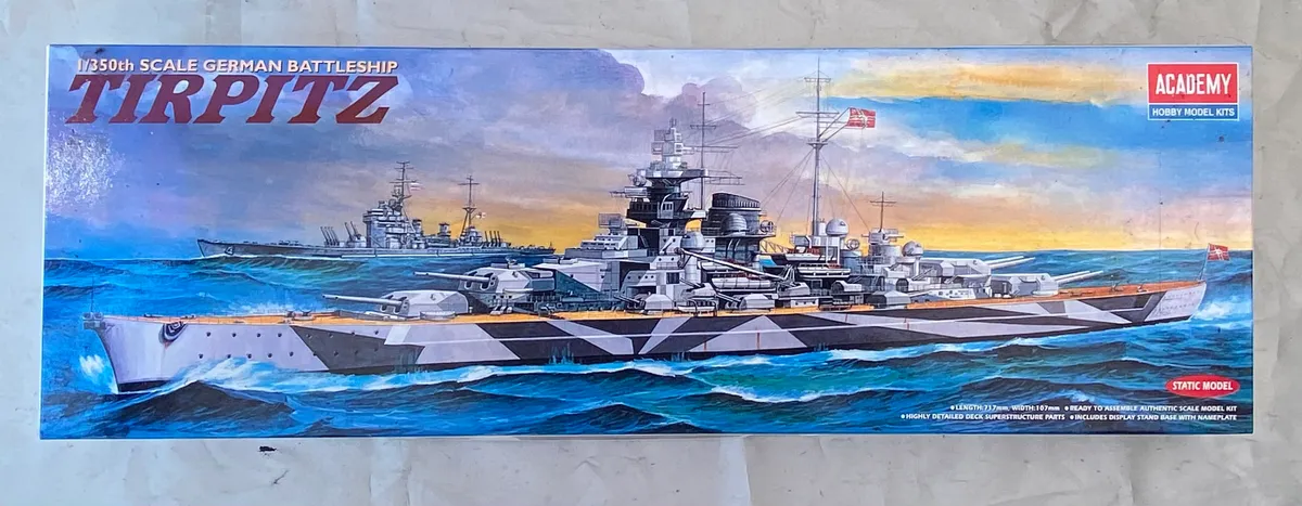 Modelskib - Biscmark - ww2