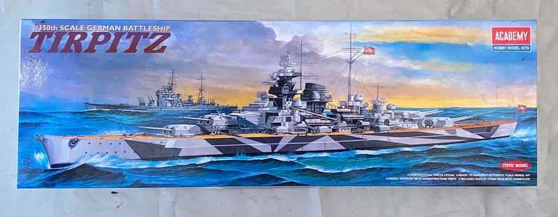 Modelskib - Biscmark - ww2