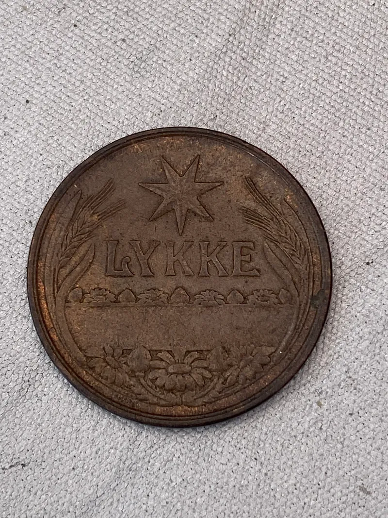 Original dansk lykkemønt
