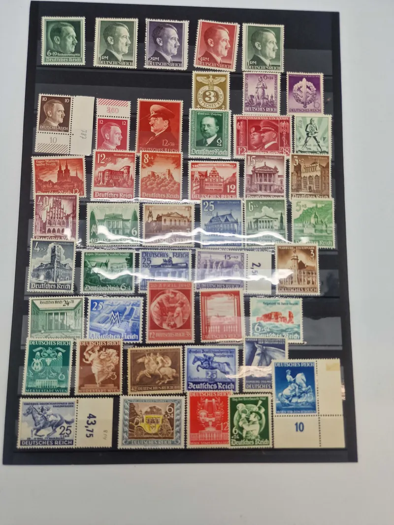 Samling originale tyske frimærker - ww2