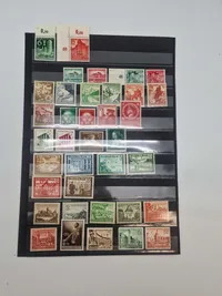 Samling originale tyske frimærker - ww2