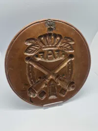 Original plakette fra Felt Artilleri Foreningen