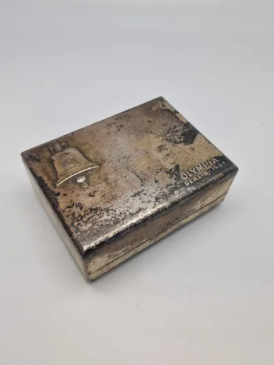 Original cigaræske fra den tyske olympiade i 1936