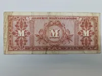 Original allieret seddel til brug i Tyskland