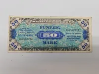 Original allieret seddel til brug i Tyskland