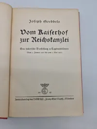 Original ww2 bog af Goebbels