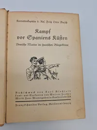 Sjælden original tysk bog om krigen i Spanien