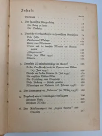 Sjælden original tysk bog om krigen i Spanien