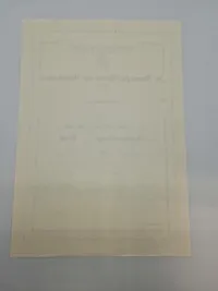 tysk urkunde - ubrugt - Postwar