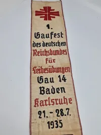 Originalt tysk banner fra 1935