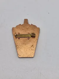 Original Buchenwald tinnie for overlevende Dk flag mm.