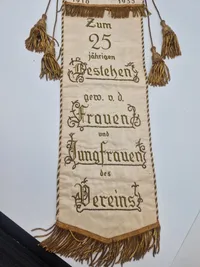 Originalt ww2 kvindebanner  banner