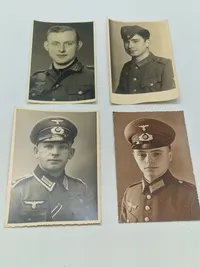 Samling originale tysk portrætfotos - ww2