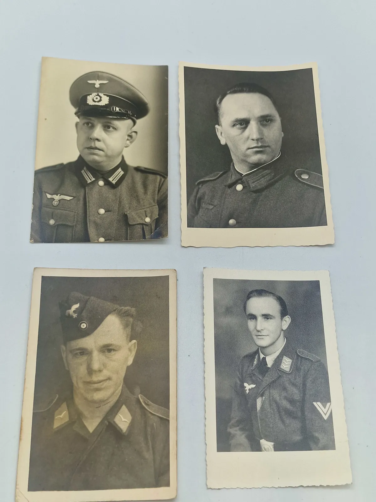 Samling originale tysk portrætfotos - ww2