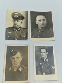 Samling originale tysk portrætfotos - ww2