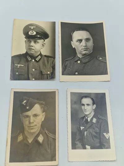Samling originale tysk portrætfotos - ww2