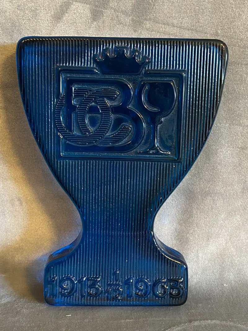 Holmegaard jubilæums brevpresse Fa. Ove C. Bjerregaard 1963