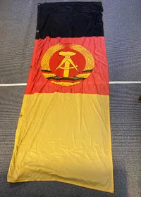 Originalt kæmpe hus banner - DDR