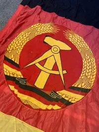 Originalt kæmpe hus banner - DDR