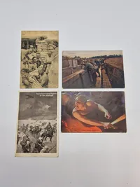Samling originale tyske ww1 postkort
