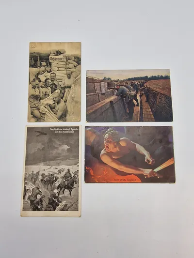 Samling originale tyske ww1 postkort
