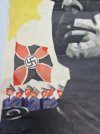 Sjælden original tysk plakat - NS reichkriegerbund