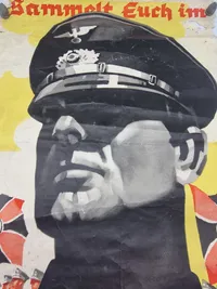 Sjælden original tysk plakat - NS reichkriegerbund