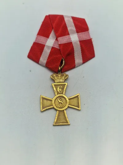Originalt Christian X, 8 års hæderstegn for underofficerer