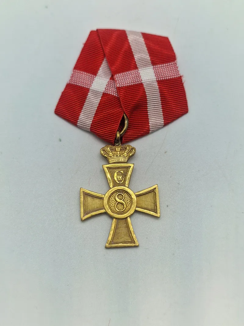 Originalt Christian X, 8 års hæderstegn for underofficerer