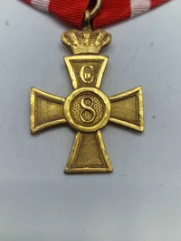 Originalt Christian X, 8 års hæderstegn for underofficerer