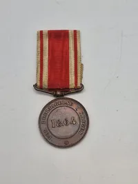 Original deltager medalje (2 Slesvigske krig) 1864