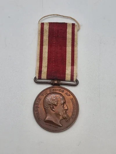 Original dansk deltager medalje (1 slesvigske krig) 1848-1850